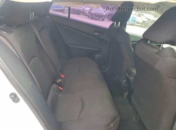 JTDKAMFU3N3154649 2022 TOYOTA PRIUS White უკანა სავარძლების ხედი