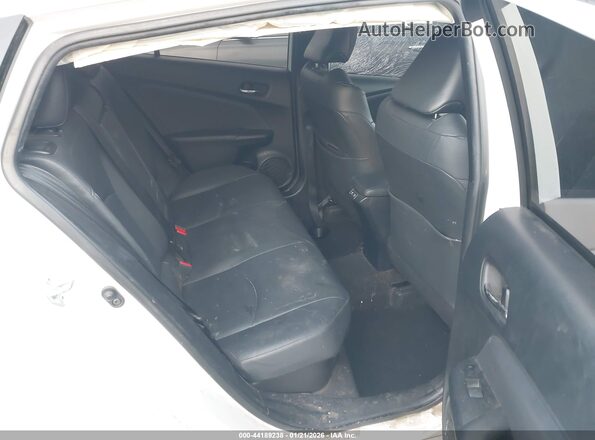 JTDKAMFU4M3127300 2021 TOYOTA PRIUS White Vista de la etiqueta del VIN