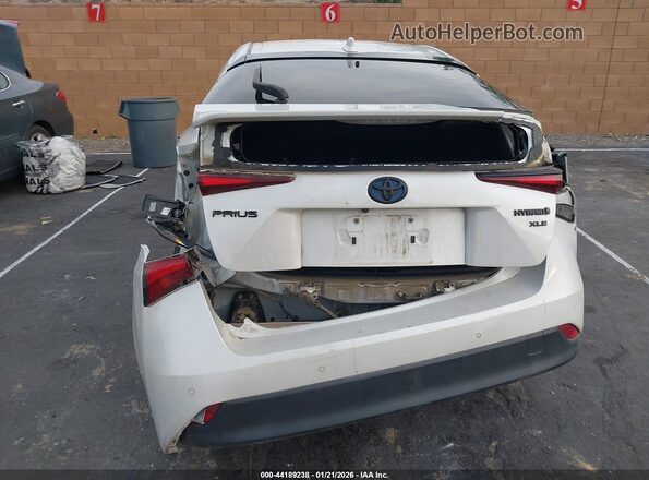 JTDKAMFU4M3127300 2021 TOYOTA PRIUS White 