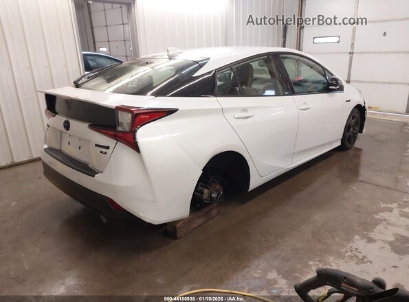 JTDKAMFU4M3129600 2021 TOYOTA PRIUS White Rear right
