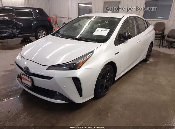 JTDKAMFU4M3129600 2021 TOYOTA PRIUS White Front left