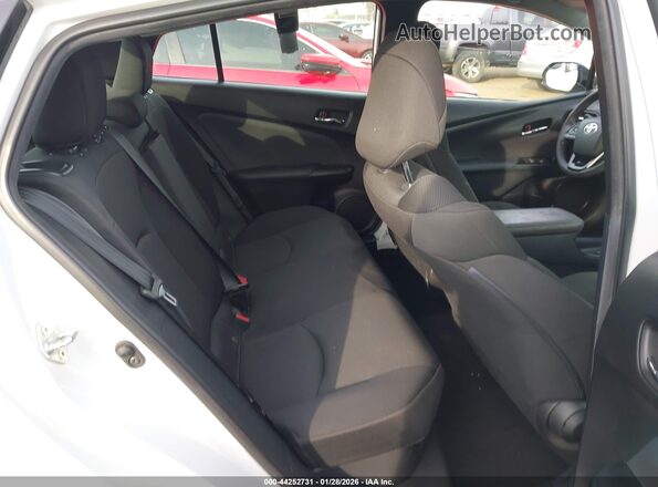 JTDKAMFU4N3156927 2022 TOYOTA PRIUS Белый Вид наклейки с VIN-кодом