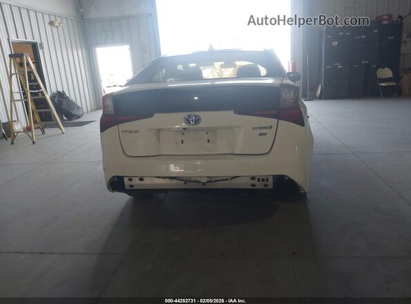 JTDKAMFU4N3156927 2022 TOYOTA PRIUS Белый Вид задней части салона