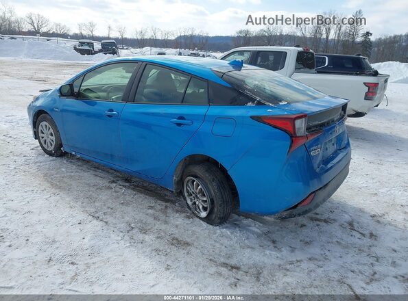 JTDKAMFU5M3141156 2021 TOYOTA PRIUS Синий Задняя левая четверть