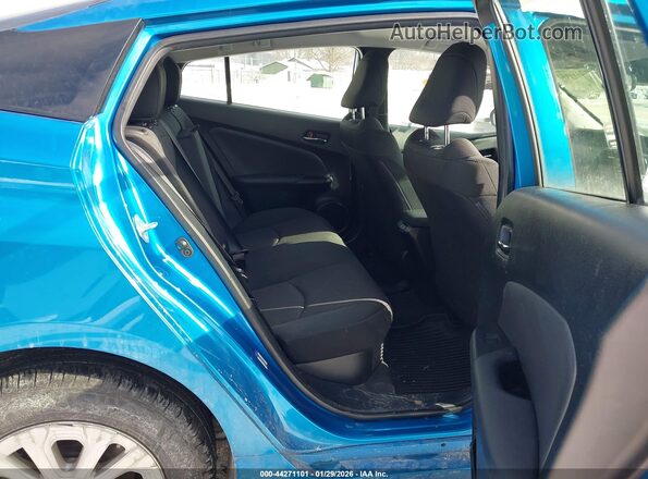 JTDKAMFU5M3141156 2021 TOYOTA PRIUS Синий Вид наклейки с VIN-кодом