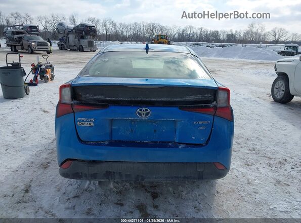 JTDKAMFU5M3141156 2021 TOYOTA PRIUS Синий 