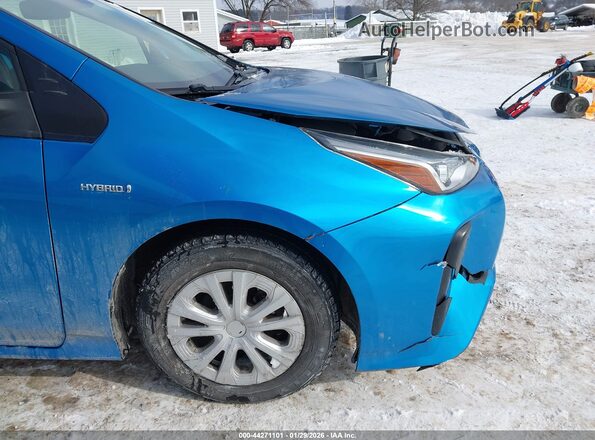 JTDKAMFU5M3141156 2021 TOYOTA PRIUS Синий 