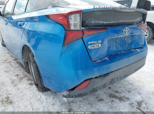 JTDKAMFU5M3141156 2021 TOYOTA PRIUS Синий 
