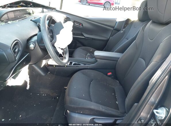 JTDKAMFU6M3153168 2021 TOYOTA PRIUS Серый Вид салона спереди