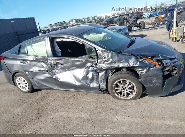 JTDKAMFU6M3153168 2021 TOYOTA PRIUS Серый Вид спереди