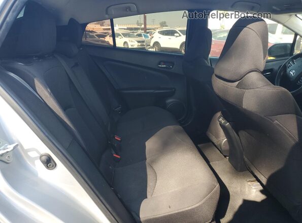 JTDKAMFU6N3160204 2022 TOYOTA PRIUS Silver უკანა სავარძლების ხედი
