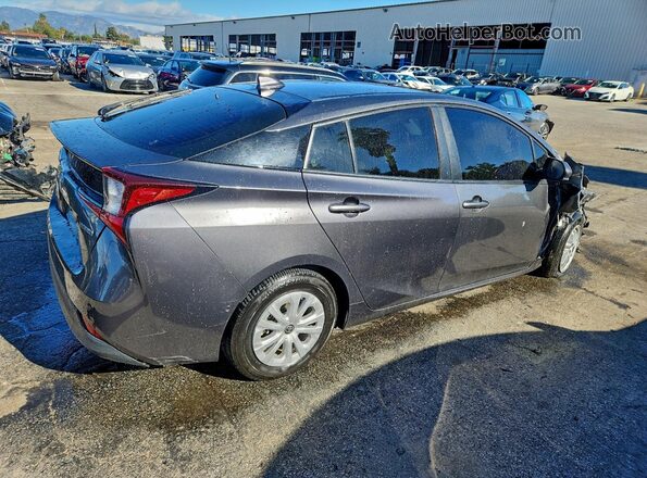 JTDKAMFU7M3148979 2021 TOYOTA PRIUS Серый Задняя правая четверть
