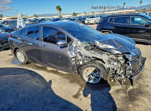 JTDKAMFU7M3148979 2021 TOYOTA PRIUS Серый Передняя правая четверть