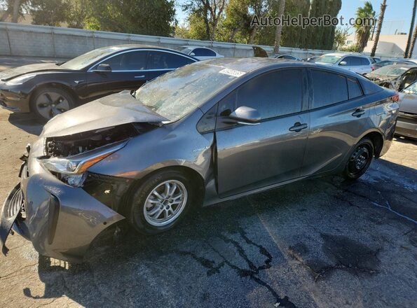 JTDKAMFU7M3148979 2021 TOYOTA PRIUS Серый 