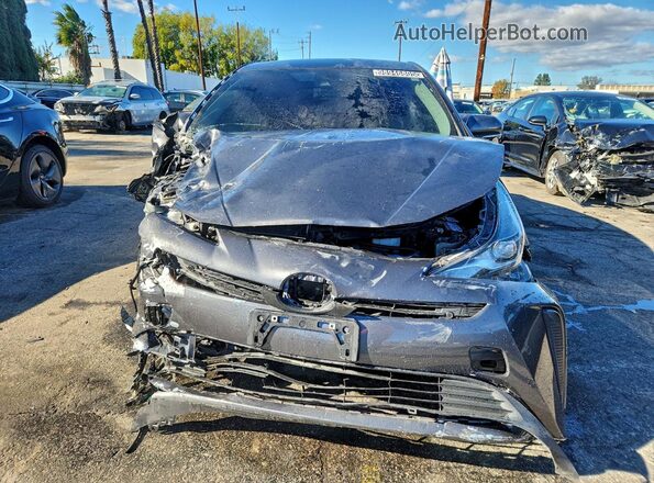 JTDKAMFU7M3148979 2021 TOYOTA PRIUS Серый Вид спереди