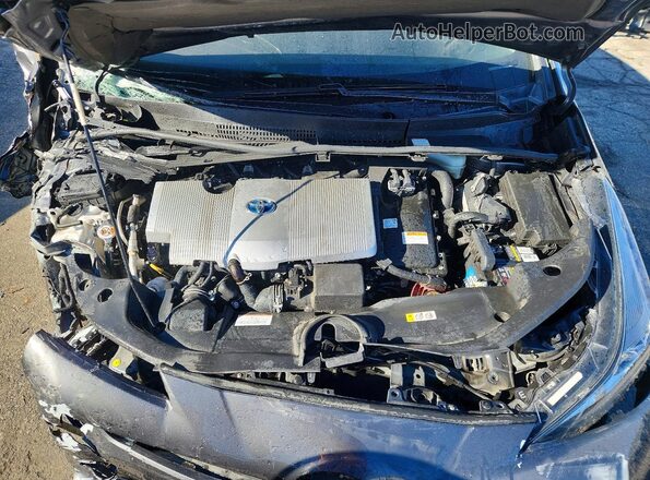 JTDKAMFU7M3148979 2021 TOYOTA PRIUS Серый Вид задней части салона