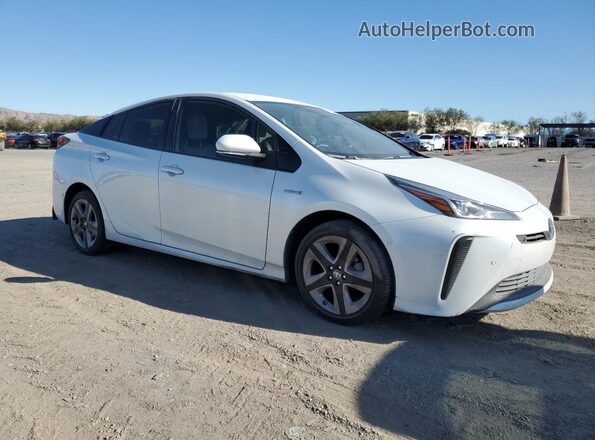 JTDKAMFU8M3133214 2021 TOYOTA PRIUS White წინა მარჯვენა