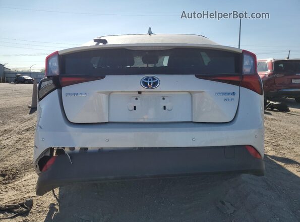 JTDKAMFU8M3133214 2021 TOYOTA PRIUS White უკანა ხედი