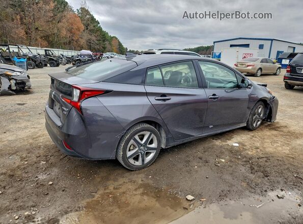 JTDKAMFUXM3142089 2021 TOYOTA PRIUS Gray Rear right