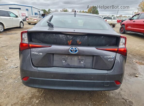 JTDKAMFUXM3142089 2021 TOYOTA PRIUS Gray Rear view