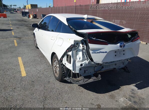 JTDKARFP0K3108439 2019 TOYOTA PRIUS PRIME White უკანა მარცხენა