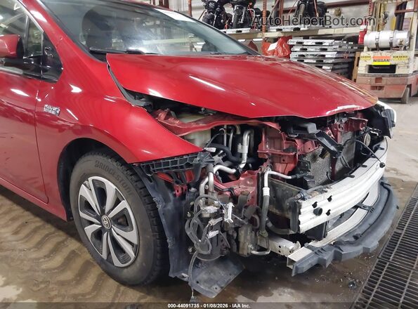JTDKARFP1H3000310 2017 TOYOTA PRIUS PRIME Burgundy 