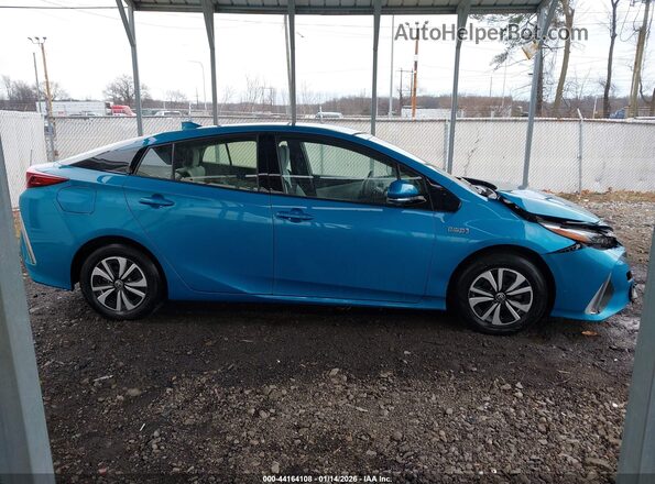 JTDKARFP3K3113876 2019 TOYOTA PRIUS PRIME Blue Vista interior trasera