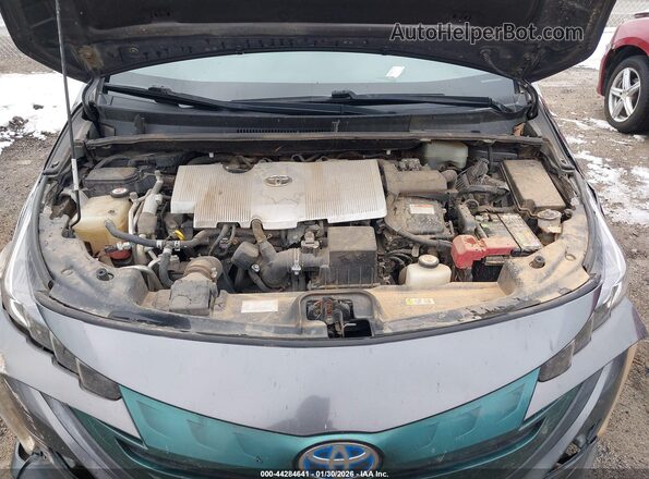 JTDKARFP6H3006281 2017 TOYOTA PRIUS PRIME Gray 