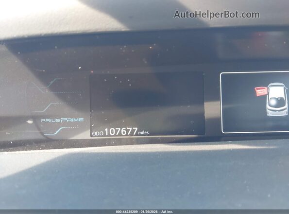 JTDKARFP9K3116166 2019 TOYOTA PRIUS PRIME Silver Rear seats view