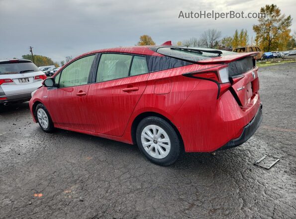 JTDKARFU7K3093668 2019 TOYOTA PRIUS Red Tył lewy