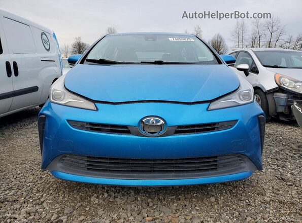 JTDKARFUXL3110965 2020 TOYOTA PRIUS Синий Вид спереди