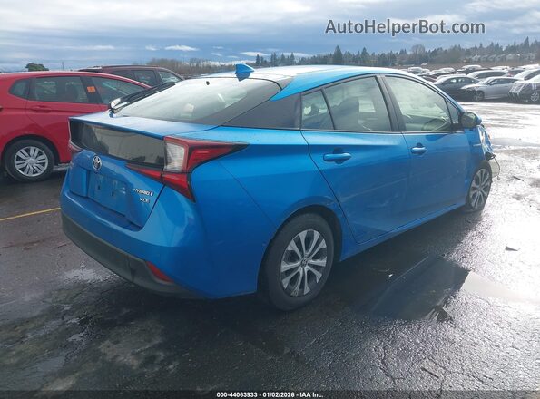 JTDL9RFU8K3009760 2019 TOYOTA LE Blue Trasero derecho