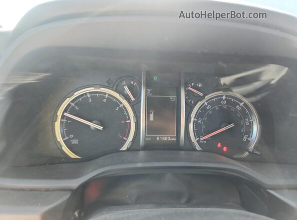 JTEBU5JR0L5830973 2020 TOYOTA 4RUNNER Silver Вид щитка приладів