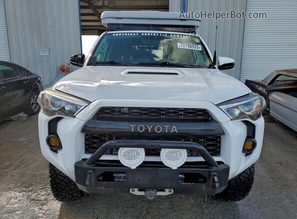 JTEBU5JR2G5396643 2016 TOYOTA 4RUNNER White წინა ხედი