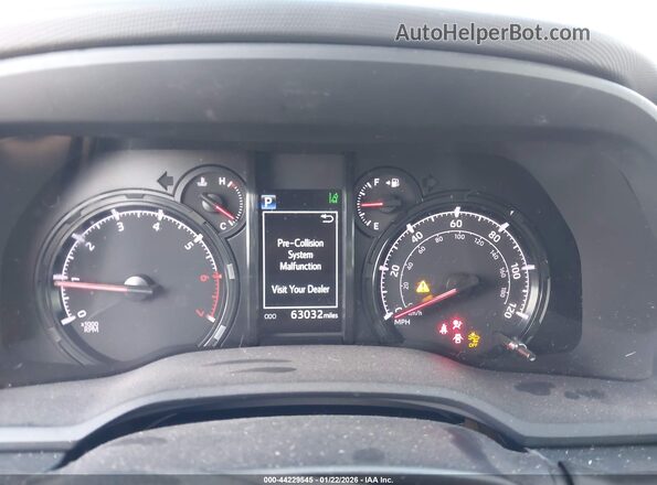 JTEEU5JR4P5284360 2023 TOYOTA 4RUNNER Gray უკანა სავარძლების ხედი