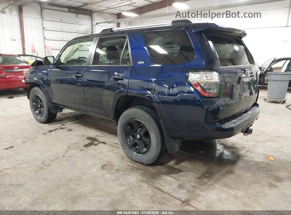 JTEMU5JR4N5992438 2022 TOYOTA 4RUNNER Blue Հետևի ձախ