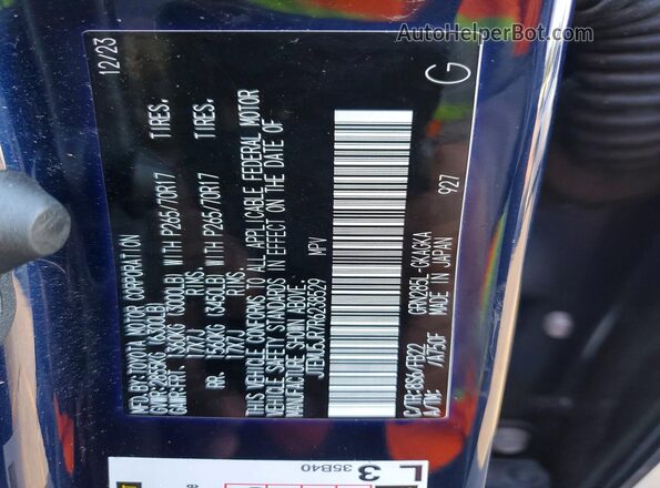 JTEMU5JR7R6238529 2024 TOYOTA 4RUNNER Синий 