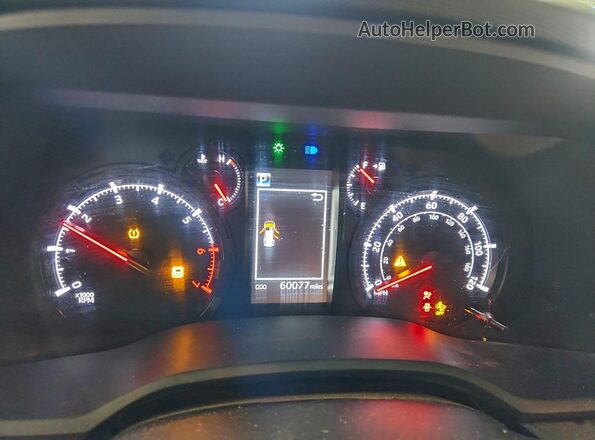 JTEMU5JRXM5933019 2021 TOYOTA 4RUNNER Красный Вид щитка приборов