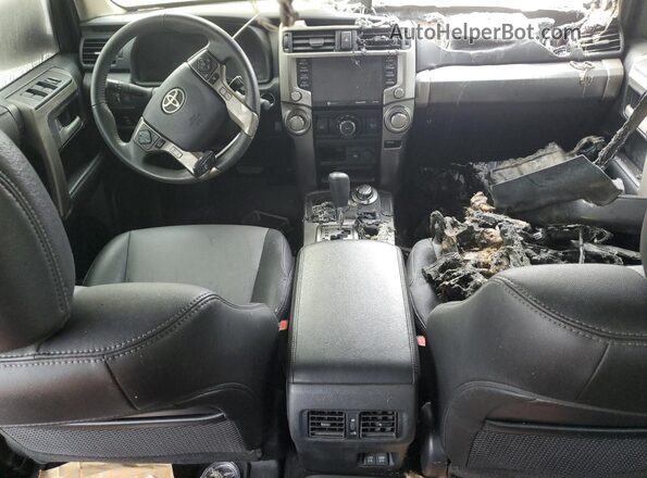 JTENU5JR0N6014565 2022 TOYOTA 4RUNNER Gray Вид панелі приладів