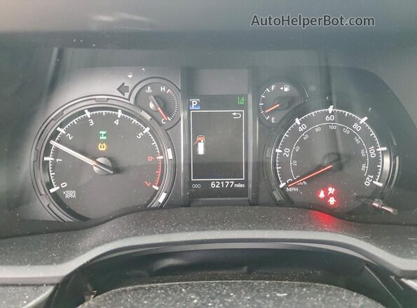 JTENU5JR2P6125119 2023 TOYOTA 4RUNNER White ხელსაწყოთა პანელის ხედი