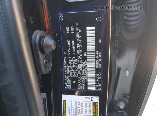 JTERU5JR2R6278250 2024 TOYOTA 4RUNNER Black Widok wnętrza 360 stopni