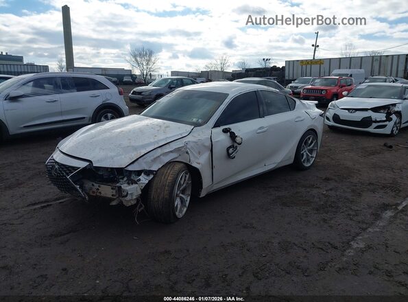 JTHA81F29M5047482 2021 LEXUS IS 300 White Передня ліва чверть
