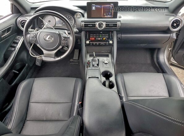 JTHAA1D20M5113750 2021 LEXUS IS Silver წინა პანელის ხედი