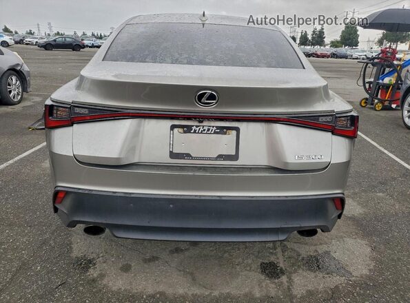 JTHAA1D20M5113750 2021 LEXUS IS Silver უკანა ხედი
