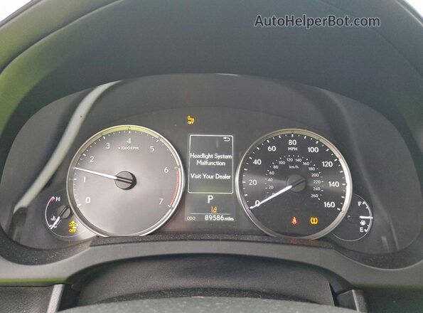 JTHAA1D20M5113750 2021 LEXUS IS Silver ხელსაწყოთა პანელის ხედი