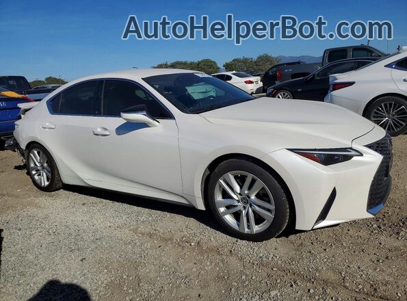 JTHAA1D23M5109367 2021 LEXUS IS White Առջևի աջ