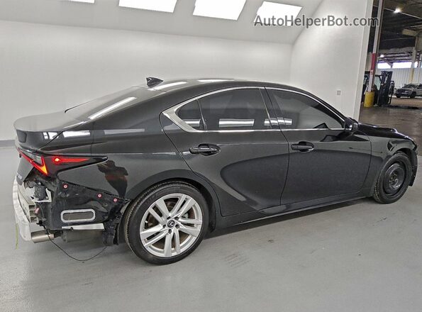 JTHAA1D25N5122008 2022 LEXUS IS Black 