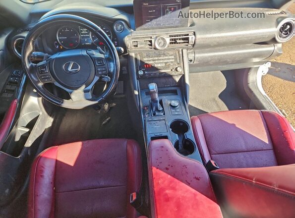 JTHAA1D28M5110207 2021 LEXUS IS White Вид панелі приладів
