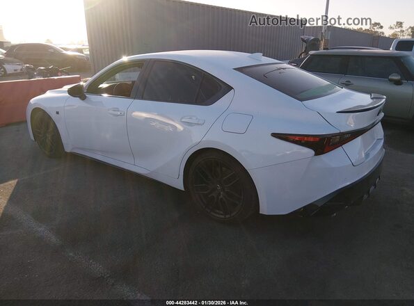 JTHAP1D20R5006834 2024 LEXUS IS 500 White 