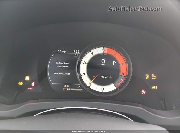 JTHAP1D26S5008187 2025 LEXUS IS 500 Red უკანა სავარძლების ხედი